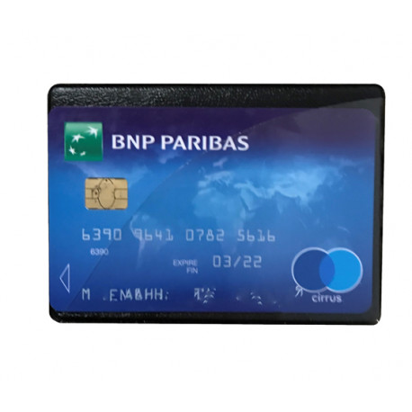 Etui Carte bancaire Barrière RFID PVC 1 carte